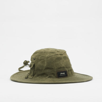 JEEP Men Widebrim Hat - Olive – Vellie Boutique