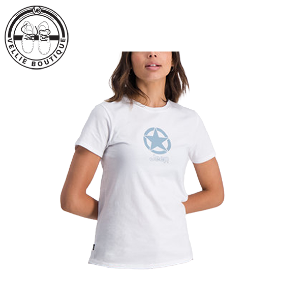 JEEP Ladies Iconic Star Tee - Optic White – Vellie Boutique