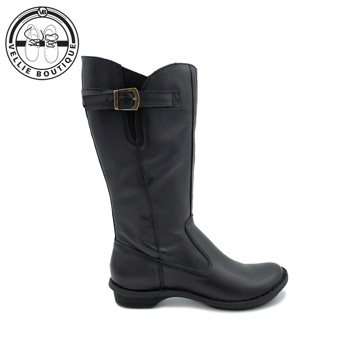 Tsonga Omelwayo Long Leg Boot (Black Relaxa) - Main Image