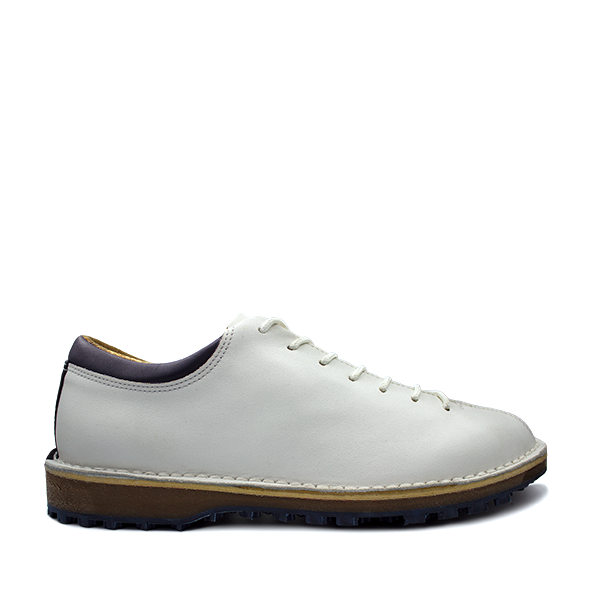St. Andrew's KapoQ Golf Veldskoen - White/Navy Sole – Vellie Boutique