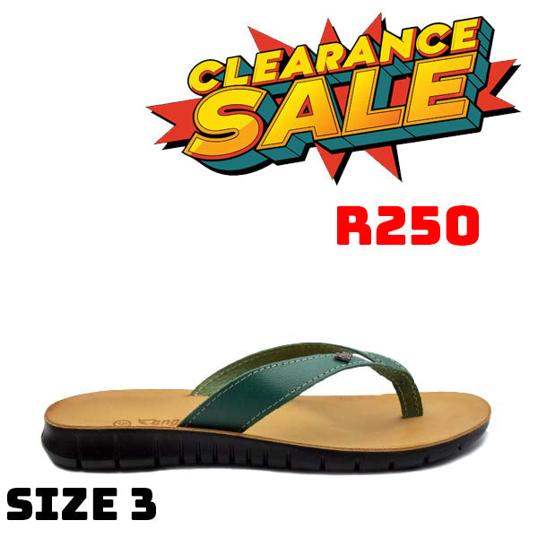 Angelsoft Alexis sandals in forest green