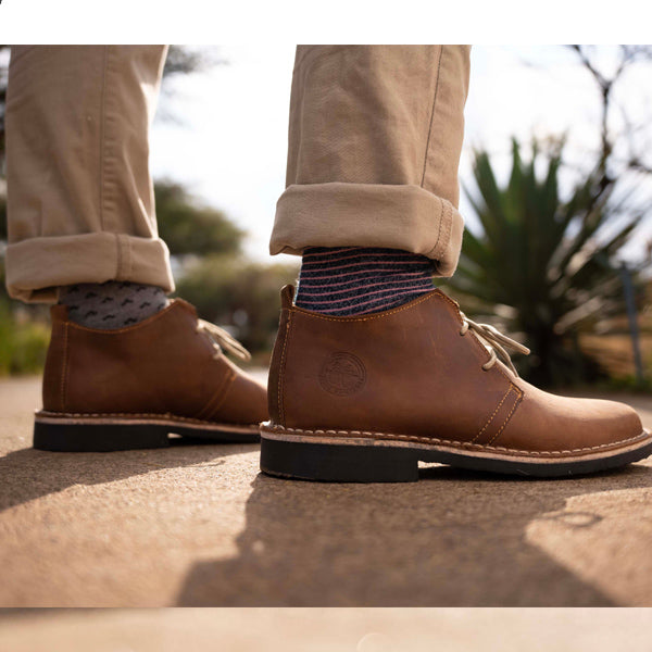 DKW Bosbok Vellie (Salvador Brown - Black Sole) [160008]