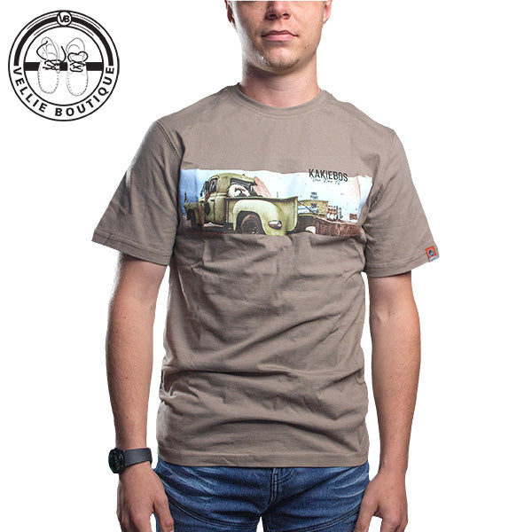 Kakiebos Mens Classic Bakkie Tee - Falcon Putty