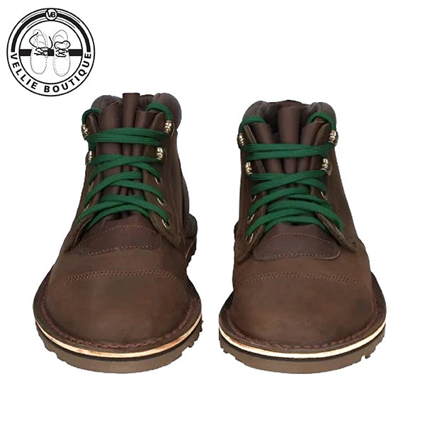 Jim Green Barefoot African Ranger Boots - Houston Brown Leather