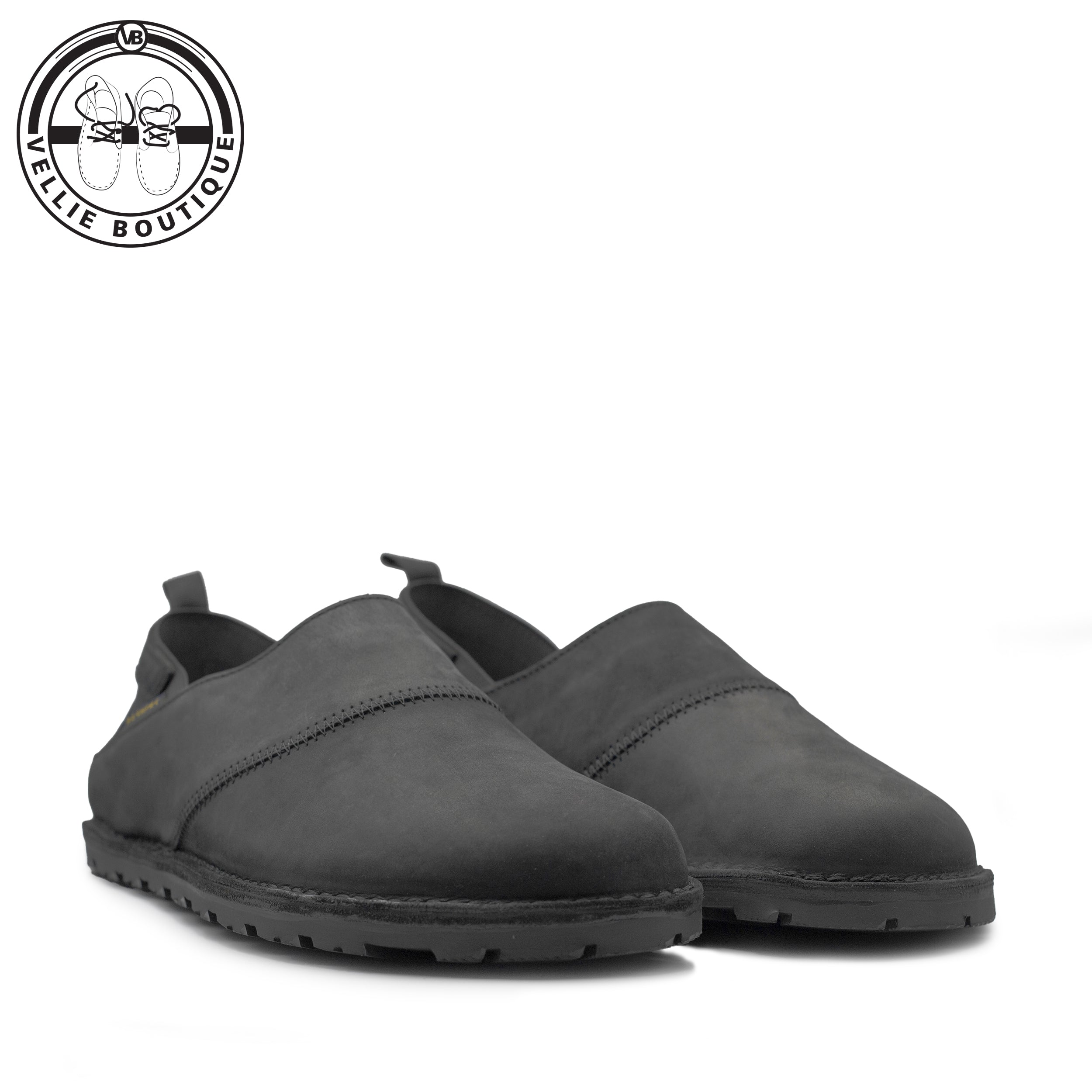 Bashers -Camper Slip On - Black