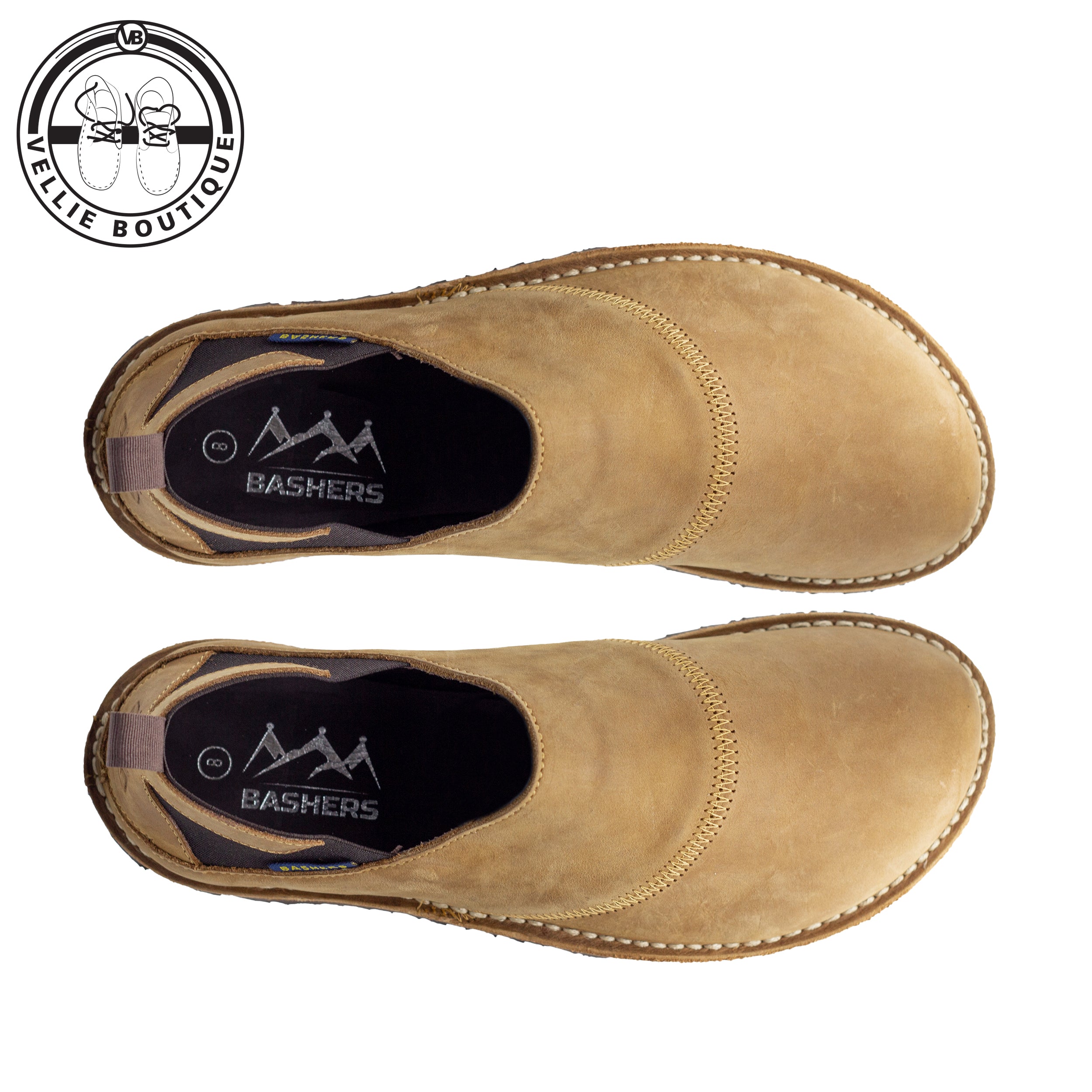 Bashers -Camper Slip On - Tan