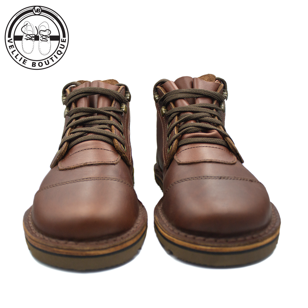 Jim Green African Ranger Barefoot Boot – Wallnut Veg Tan (VTW)