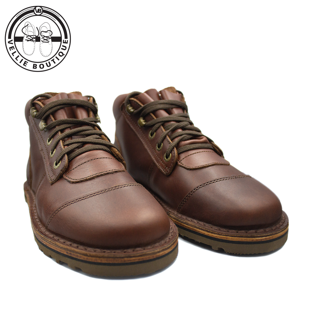 Jim Green African Ranger Barefoot Boot – Wallnut Veg Tan (VTW)