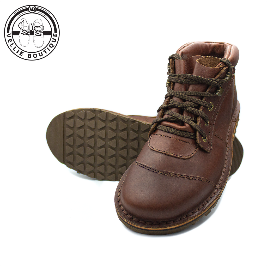 Jim Green African Ranger Barefoot Boot – Wallnut Veg Tan (VTW)