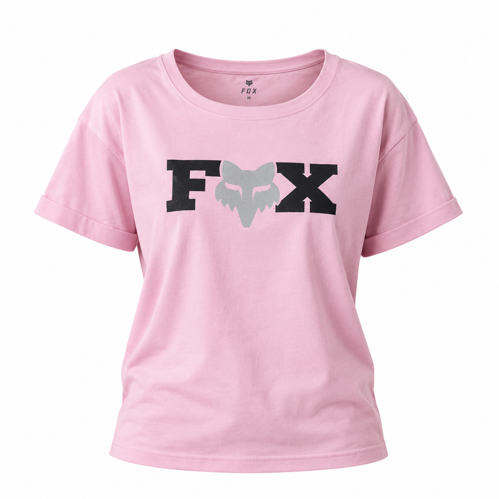 FOX Bracer Crop ss Tee - Blush