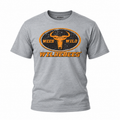 Wildebees Mens Oval Mesh Puff Tee - Grey