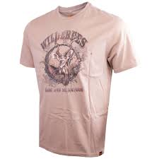 Wildebees Mens Barbed Kudu Tee - Desert Sand