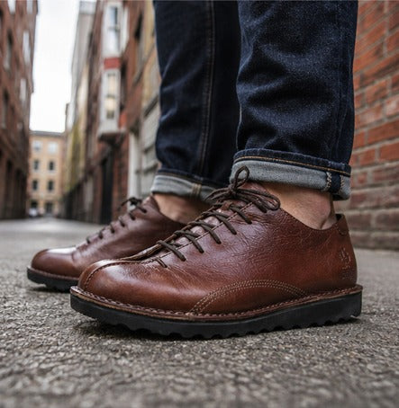 Kapoq Hantam Vastrap Veldskoen - Oatmeal Commando - Black Sole