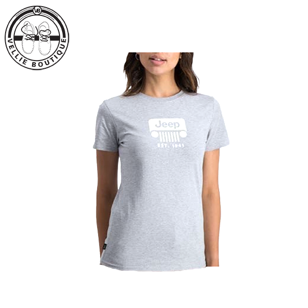 JEEP Ladies Icon T-Shirt - Grey Melang