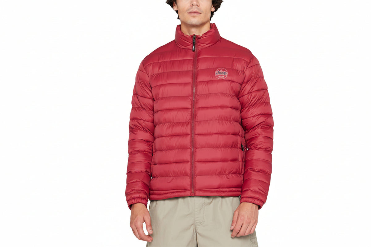 JEEP Men Core Puffer Long Sleeve - Red