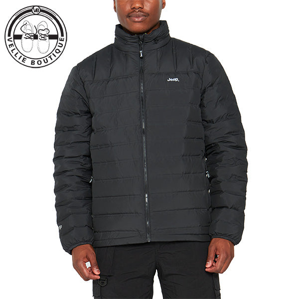 JEEP Men Down Puffer Jacket - Black