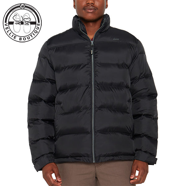 JEEP Men Hero Puffer Jacket Black – Vellie Boutique