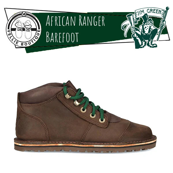 Jim Green African Ranger Barefoot Boot – Houston Brown