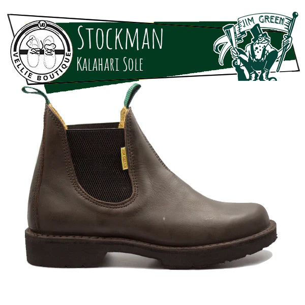 Jim Green Stockman - Brown - Kalahari Sole – Vellie Boutique