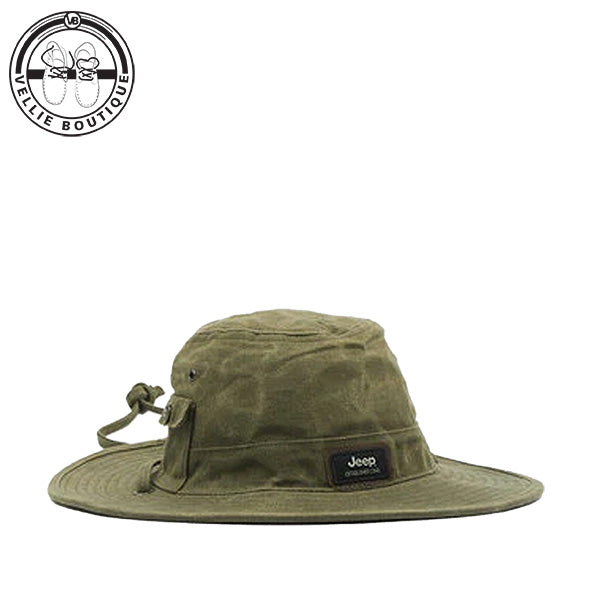 JEEP Men Widebrim Hat - Olive