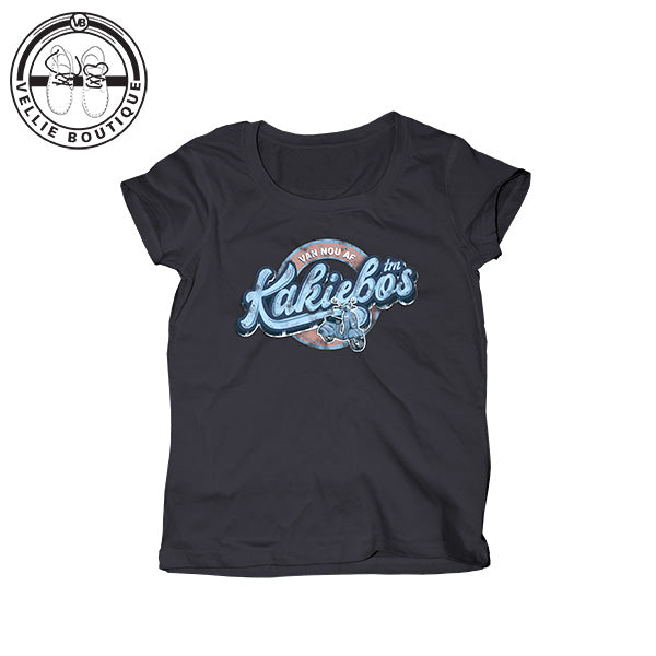 Kakiebos Ladies Piagio Tee - Graphite