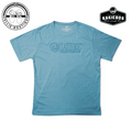 Kakiebos Mens Plein Bos (Emboss) T-Shirt - Lagoon