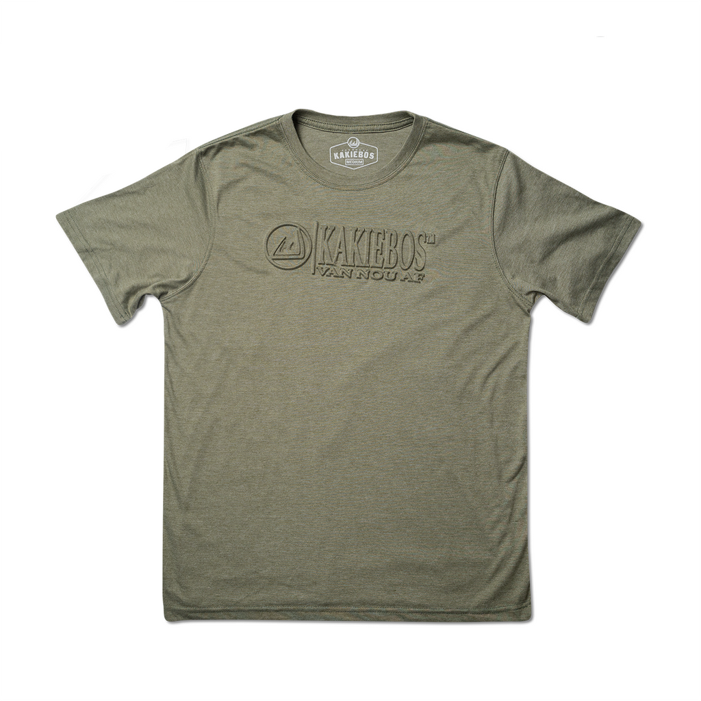 Kakiebos Mens Plein Bos (Emboss) T-Shirt - Oasis