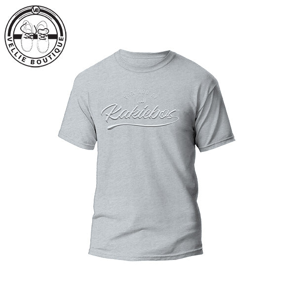 Kakiebos Mens Naambord Tee - Grey