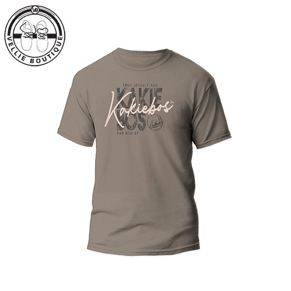 Kakiebos Mens Grysie Tee - Desert Sand