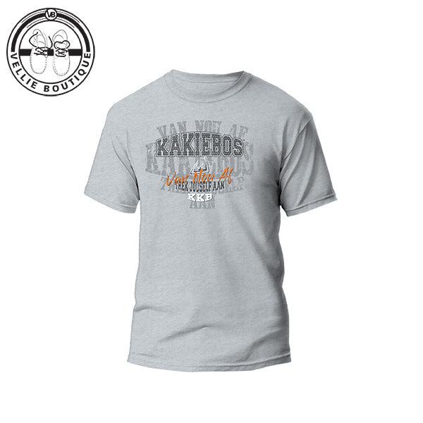 Kakiebos Mens Vuurwerke Tee - Grey