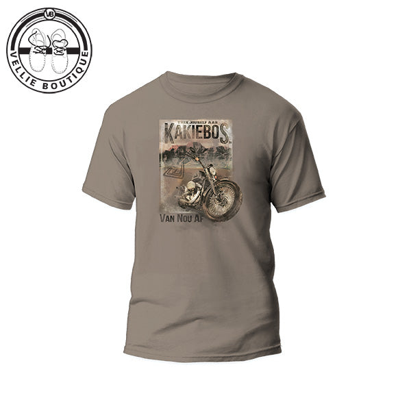 Kakiebos Mens Steve Tee - Desert Sand