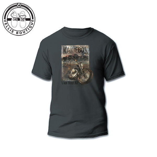 Kakiebos Mens Steve Tee - Pewter