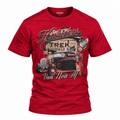 Kakiebos Mens Classic Hot Rod Tee - Red