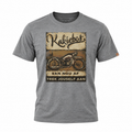 Kakiebos Mens Classic M Bike Tee - Smoke