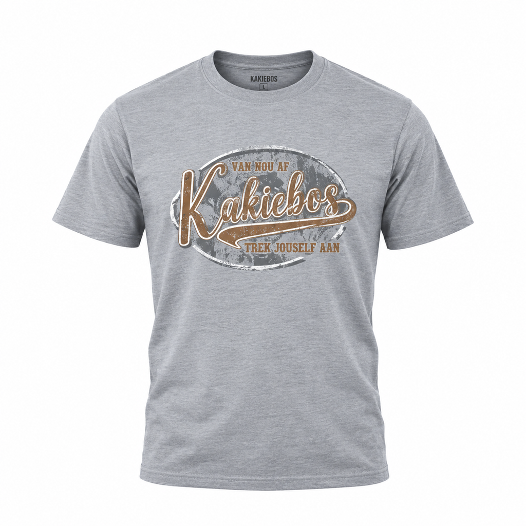Kakiebos Mens Skurwe Jan Tee - Grey