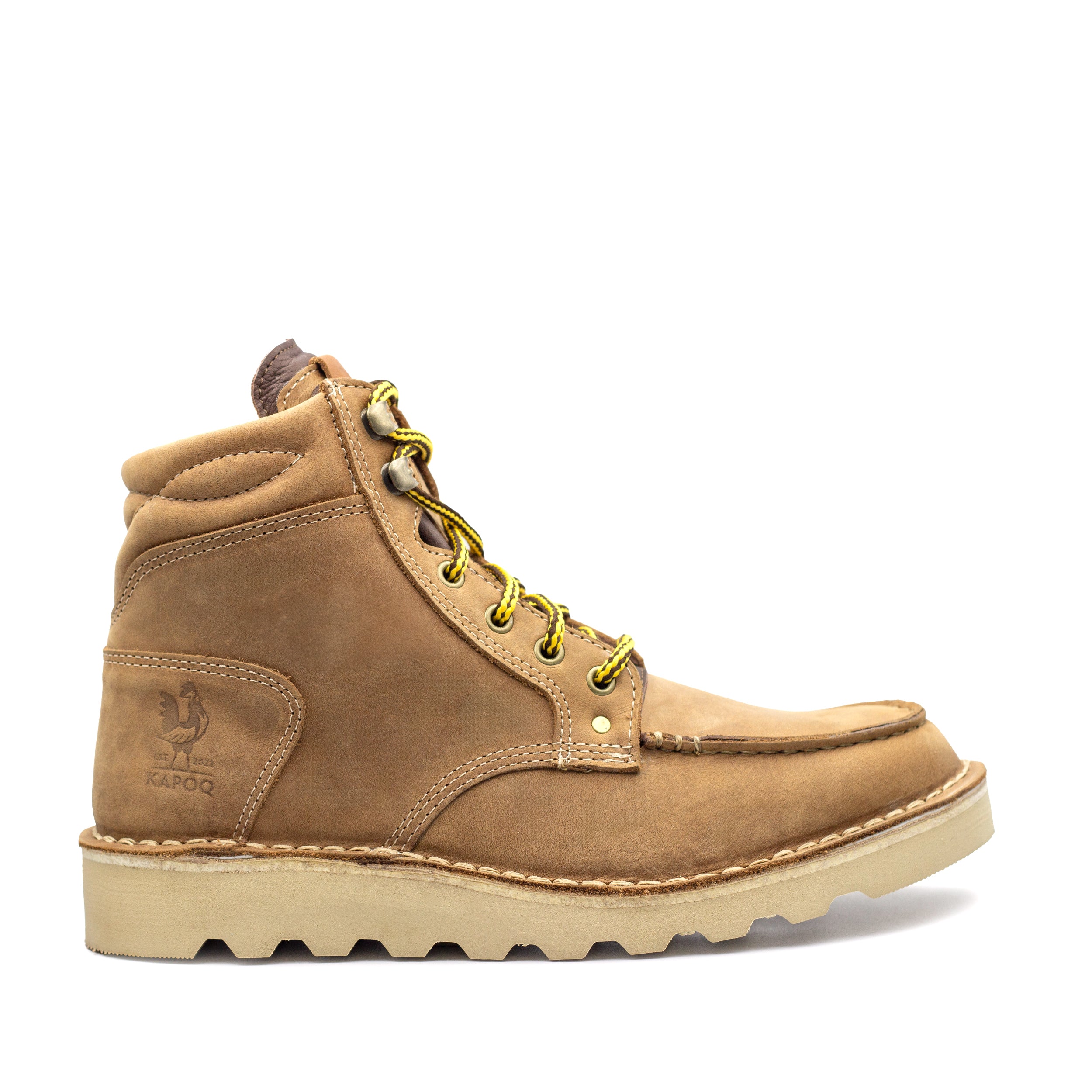 KapoQ Drakensberg Moc Toe Boot - Brown Burnish – Vellie Boutique