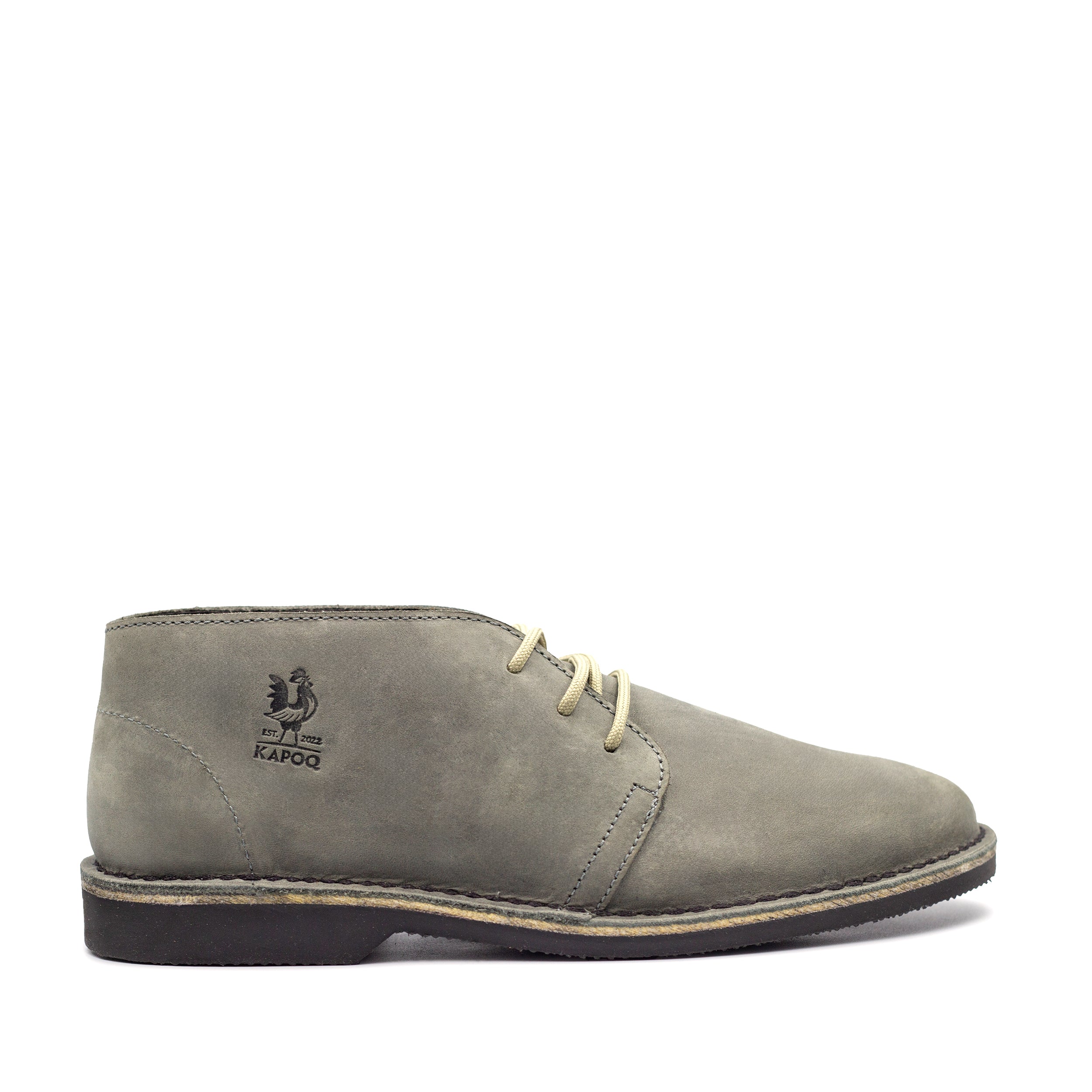 Veldskoen KapoQ Karolis (Nubuck Grey) [390092]