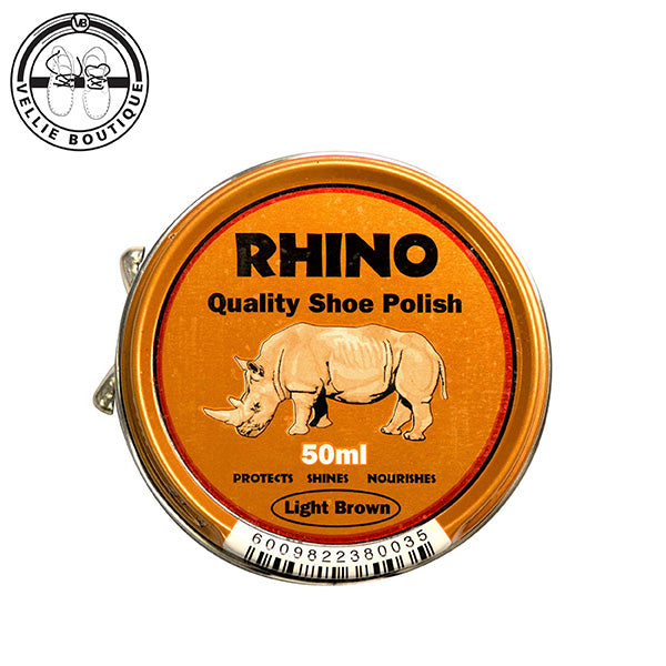 Rhino Shoe Polish - Light Brown