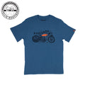 Kakiebos Mens Motorbike Tee - Deep Ocean
