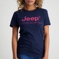 JEEP Ladies Iconic Logo Tee - Navy
