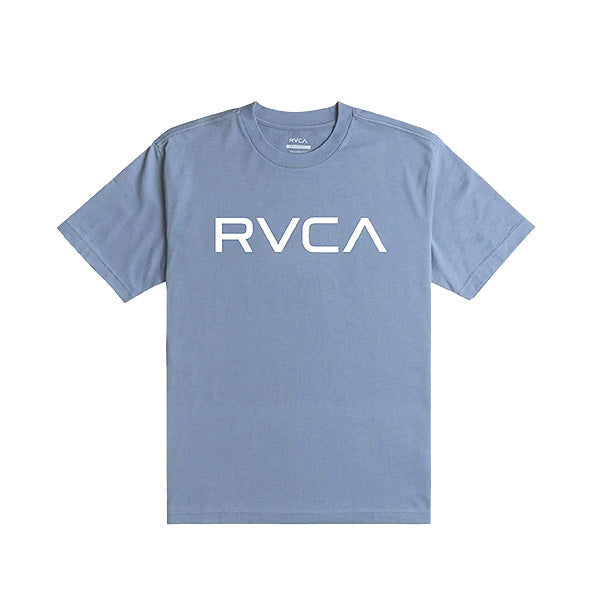 A blue RVCA crew neck t-shirt
