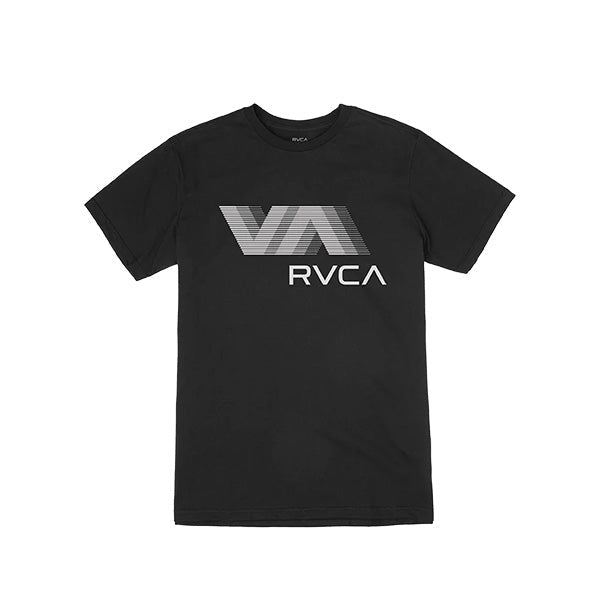 Black t-shirt with RVCA logo 