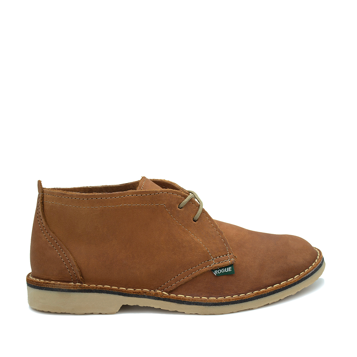 A tan-colored Rogue RV5 '76 Vellie shoe with a lace-up closure.