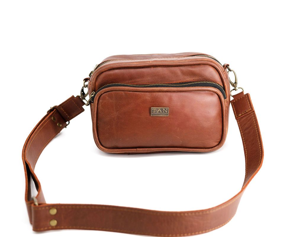 TLG Ronnie Man Bag Pecan