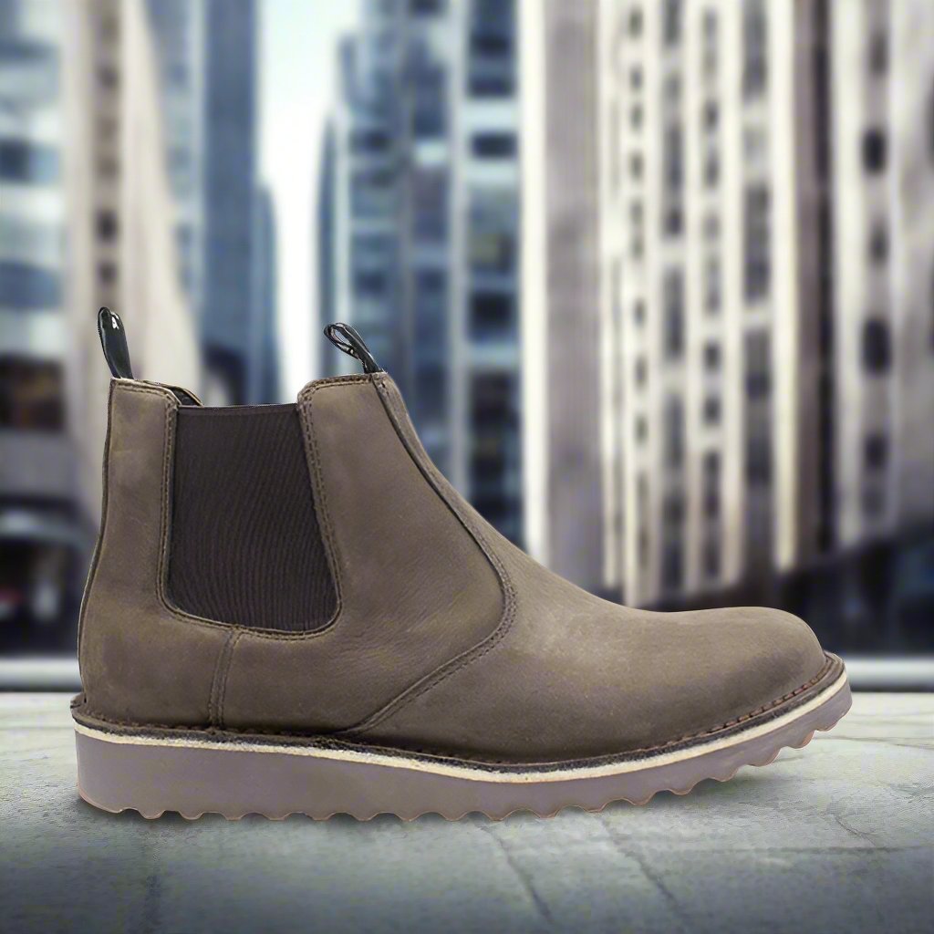 Grasshoppers Tyson Chelsea Boot - Choc Dallas