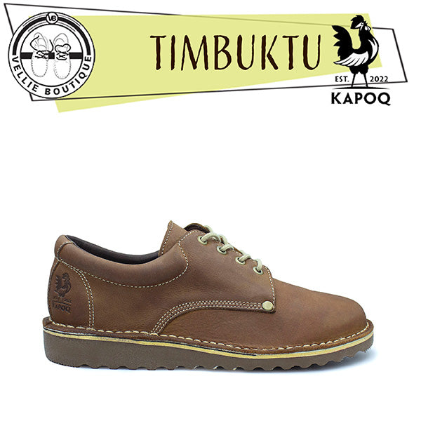 KapoQ Timbuktu Flat Sole Vellie (Tan) | 1095.00 ZAR | Vellie Boutique