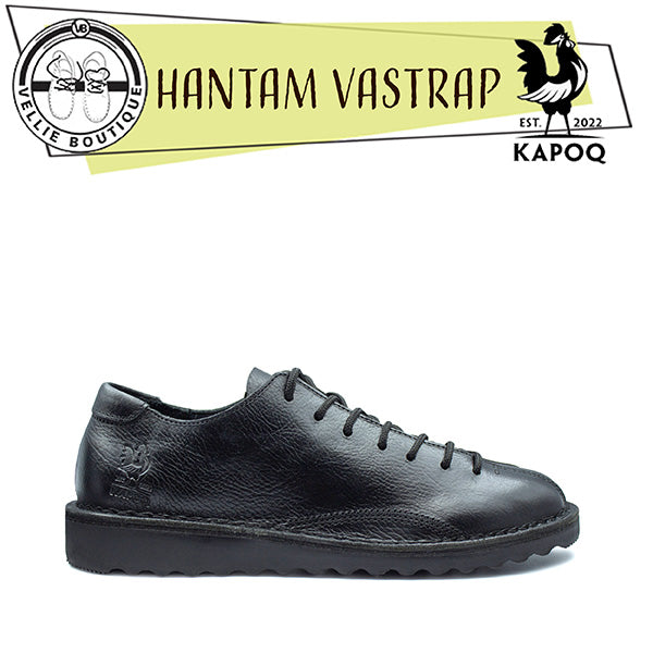 Kapoq Hantam Vastrap Veldskoen - Black Commando – Vellie Boutique