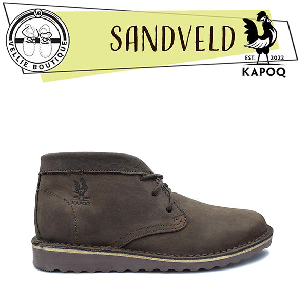 KapoQ Sandveld Flat Sole Vellie (Brown) Brown sole