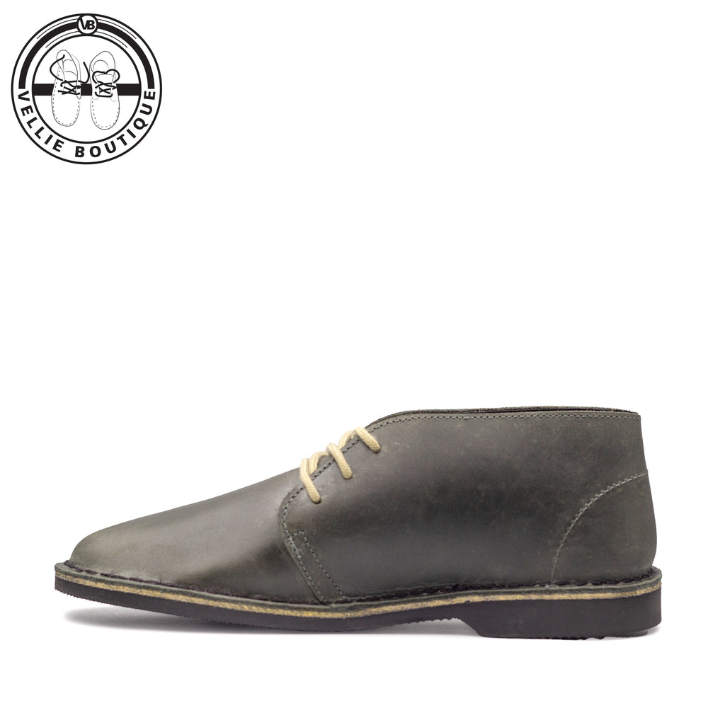 Veldskoen KapoQ Karolis (Fullgrain Grey) [390092]