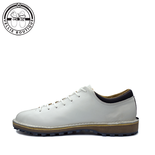 St. Andrew’s KapoQ Golf Veldskoen - White/Navy Sole